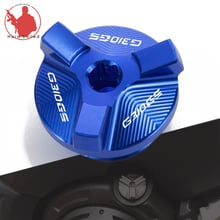 With G310GS Logo Motorcycles Engine Oil Filler Cap Plug M24*2 CNC Oil Filler Cap For BMW G 310GS G310 GS 2017 2018 2024 - buy cheap