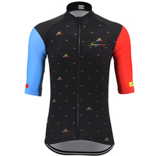 Классическая велосипедная Джерси, черная, красная и синяя велосипедная одежда для мужчин laVuelta, летняя, профессиональная, командная одежда для шоссейного велосипеда, дышащая одежда, 2020 2024 - купить недорого