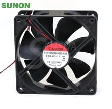 Sunon EEC0382B3-0000-A99 12038 fios 120mm 12 cm DC 24 V 3.1A-pin inversor servidor caso axial ventiladores de refrigeração 2024 - compre barato