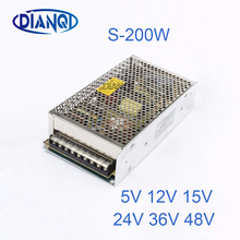 DIANQI 9V  Switching Power Supply 200w 5V  12V 15V ac to dc converter  transform for LED strip 24V 36V 48V S-200 2024 - buy cheap