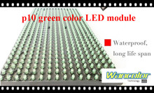 2016 price outdoor LED display p10 green color shop window led moving text sign p10 green LED module 320*160 mm size 2024 - buy cheap