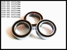 6-10pcs/Lot 6700-2RS , 6701-2RS , 6702-2RS , 6703-2RS The Rubber Thin Wall Deep Groove Ball Miniature Bearing Brand New 2024 - buy cheap