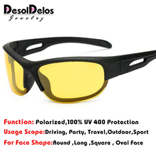 Polarized Sunglasses Men Brand Design Driving Sun glasses Square Night Vision Glasses For Men High Quality UV400 Eyewear G40 2024 - buy cheap