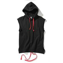 2018 new design Summer Cotton tank top vest oversize street wear men hip hop undershirt sleeveless shirt vest fashion 2024 - buy cheap