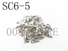 20pcs 50PCS SC6-5 Bolt Hole Tinned Copper Cable lugs Battery Terminals 6mm wire 2024 - buy cheap