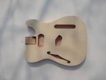 Детали для гитары сделай сам, высококачественный необработанный корпус для электрогитары, Корпус для гитары с покрытием из огненного клена 2024 - купить недорого
