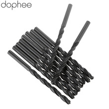 dophee Twist Drill Bit Straight Shank HSS Drill Bits Woodworking Drilling Tools Ferramentas for Electric Power Tools 5mm 10PCS 2024 - buy cheap