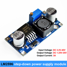Step down fonte de alimentação de alta qualidade lm2596 lm2596s DC-DC 3.2-40v 1.25v-35v