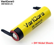 VariCore 100% Original 18650 2500mAh Li-lon Rechargeable Battery 3.6V Power 20A discharge + DIY Nickel Sheets 2024 - buy cheap