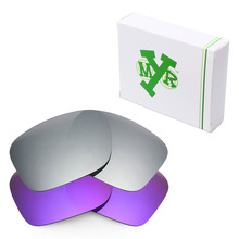 2 Pairs Mryok Anti-Scratch POLARIZED Replacement Lenses for-Oakley Holbrook Sunglasses Silver Titanium & Plasma Purple 2024 - buy cheap