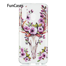 Capa floral para samsung, j3 2018, capa macia de tpu para samsung galaxy a40, a50, a6, 2018 plus, a7, a750, a70, a8s, a9, j2 core, j4, j6, j7, j8s 2024 - compre barato