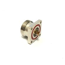 2 pces 7/16 din rf conector coaxial 4 furos montagem do painel jack com copo de solda 2024 - compre barato