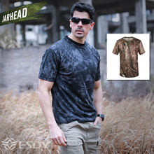 Summer Military Camouflage T-shirt Men Tactical Army Combat Quick Dry Short Sleeve Camo Clothing O Neck T shirt 2024 - buy cheap