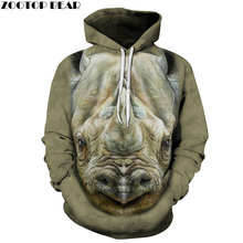 Sudaderas con capucha de animales para hombre y mujer, chándales de moda, jersey con estampado en 3D, 6xl, abrigo divertido, ropa de calle, ZOOTOP BEAR 2024 - compra barato