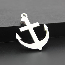 Stainless Steel Anchor Pendants Necklaces Women Men Animals Statement Charm Choker Silver Ball Chain Jewelry 2024 - buy cheap