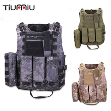 Army Militar Tactical Vest CS Field Camouflage Defensive Outdoor Combat Equipment Hunting Backpack Hiking Camping Camo Ww2 2024 - buy cheap