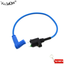 Xlsion-bobina de ignição azul para bicicleta, peça de reposição para 110cc 125cc 180cc crf50 klx ycf ssr imr pit dirt bike 2024 - compre barato