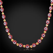 Evil Eyes Necklaces For Women Accessories Gold Color Fashion Jewelry 50CM+5CM Collares Necklace N1115 2024 - buy cheap