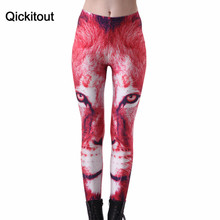 Wholesale! Slim New Leggings For Women Digital Printing Leopard Head Skinny Pants Elastic 2024 - buy cheap