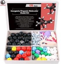 Kit de construcción de modelo Molecular de química para estudiantes y profesores, Kit de construcción de modelado orgánico e inorgánico, 178 Uds. 2024 - compra barato
