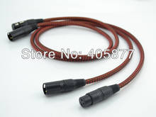 M.C D102 MK III Hybrid Halogen XLR Audio Cable 1.5M Diy audiophile XLR cable 2024 - buy cheap