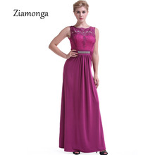 Ziamonga-elegante vestido De encaje Floral para mujer, vestido largo hasta el suelo, plisado, De fiesta, Formal 2024 - compra barato