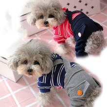 School Jumpsuit For Dog Spring Summer Cute Pet Little Small Animal XS S M L XL Cat Pet Overall Coat Costume For Yorkov Chihuahua 2024 - buy cheap