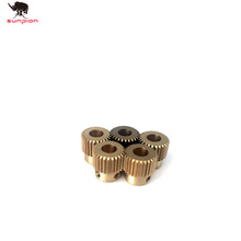 3D parts 40 Tooth Bore 5mm MK8 Drive Gear Extruder Hotend Feeder -Brass Stainless Steel - For Makerbot Delta Prusa I3 5pcs/lot 2024 - buy cheap