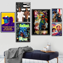 Póster impreso en caliente, álbum de Outkast de EE. UU., Rap, música, estrella, Hip Hop, rapero, estrellas, arte, lienzo, pintura, imágenes de pared, decoración del hogar para sala de estar 2024 - compra barato