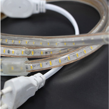 SMD 3014 LED Strip Flexible Light 120leds AC 220V 110V 240V Waterproof Led Ribbon Tape lamp + EU US UK Power Plug warm white 2024 - buy cheap