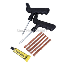 Attractive Car Bike Auto Tubeless Tire Tyre Puncture Plug Repair Tool Kit Safety 5 Strip 2024 - buy cheap