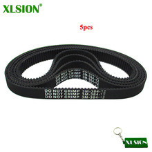 XLSION 5pcs 3M-384-12 Drive Belt Pulse Revolution Slither City Skull Electric Scooters Motorcycle 2024 - buy cheap