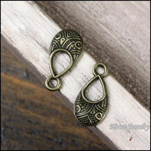 Vintage encantos pacote pingente antigo bronze Fit pulseiras colar DIY Metal fazer jóias 2024 - compre barato