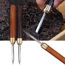 Creative Tea Needle Tea Set Tea Tool Wood+Metal Puer Cone Puerh Tea Professional Ebony Wood Home Kitchen Bar Supply Teaware 2024 - buy cheap