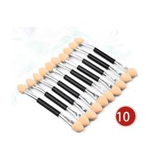 10Pcs Makeup Double-end Eye Shadow Eyeliner Brush Sponge Applicator Tool m23 2024 - buy cheap