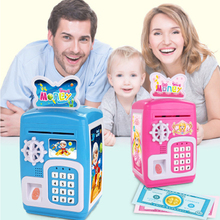Electronic Piggy Bank Mini Money Tank Box Safety Intelligent Financial Insurance Password ATM Machine Gift For Children Kids 2024 - buy cheap