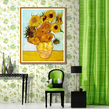 Abstract Landscape Sunflower Canvas Art Painting Retro Home Decoration Picture on Wall Pop Art Posters and Print For Living Roo 2024 - buy cheap