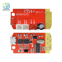 Placa amplificadora de áudio digital, 5w + 5w, dc 3.7v placa dupla, bluetooth, modificação de alto-falante, módulo de música de som, micro usb 2024 - compre barato