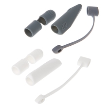 Suporte de boné + capa de ponta para cabo de carregador, kit com 3 peças para apple pencil 2024 - compre barato