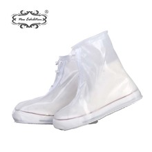 New exhibition Men Women's Rainproof Waterproof Reusable Rain Shoes Covers Thick wearable bottom Flat Ankle Heels Boots Covers N 2024 - buy cheap