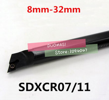 1PCS S08K-SDXCR07 S10K-SDXCR07 S12M-SDXCR07 S16Q-SDXCR11 S20R-SDXCR11 S25S-SDXCR11 S32T-SDXCR11 8mm-32mm CNC Turning tool 2024 - buy cheap