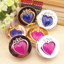 5pcs new High quality Elegant portable Gold Sliver Rose Gold Love pattern contact lens case fashion Heart shaped companion box 2024 - buy cheap