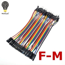 SUQ 40pcs 10cm 2.54mm 1pin 1p-1p male to female jumper wire Dupont cable for arduino. 2024 - buy cheap