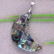 Natural New Zealand Abalone Shell Bead Pendant Jewelry S060 2024 - buy cheap