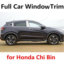 new arrival bright silver stainless steel full Car Window Trim Cover For Honda Chi Bin Car Styling Accessories 2024 - buy cheap