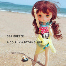 1PCS High 1/6 Doll's Bathing Suit Swimsuit for Blyth, Pullip, Azone, Barbies, Monster, Licca Doll Clothes Accessories 2024 - buy cheap