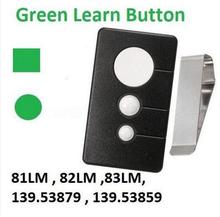 Сменный мини-пульт дистанционного управления гаражом Sears Liftmaster, 81LM, 82LM, 83LM, Зеленая кнопка обучения, очень 2018 2024 - купить недорого