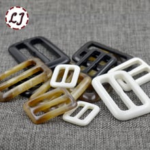 High quality 10pcs/lot black white coffee resin belt buckle for Luggage women dress overcoat windcoat garment accessories DIY 2024 - buy cheap