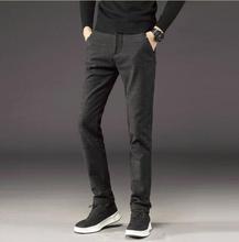 new brand men designer stretch casual straight leg denim jeans male regular fit cotton business trousers pants 2024 - buy cheap