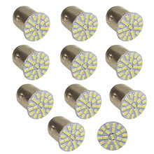 10 pçs 1157 bay15d 3014 branco led 22 smd p21/5w fonte de luz do carro alta qualidade parada automática cauda vez freio lâmpada frete grátis 2024 - compre barato